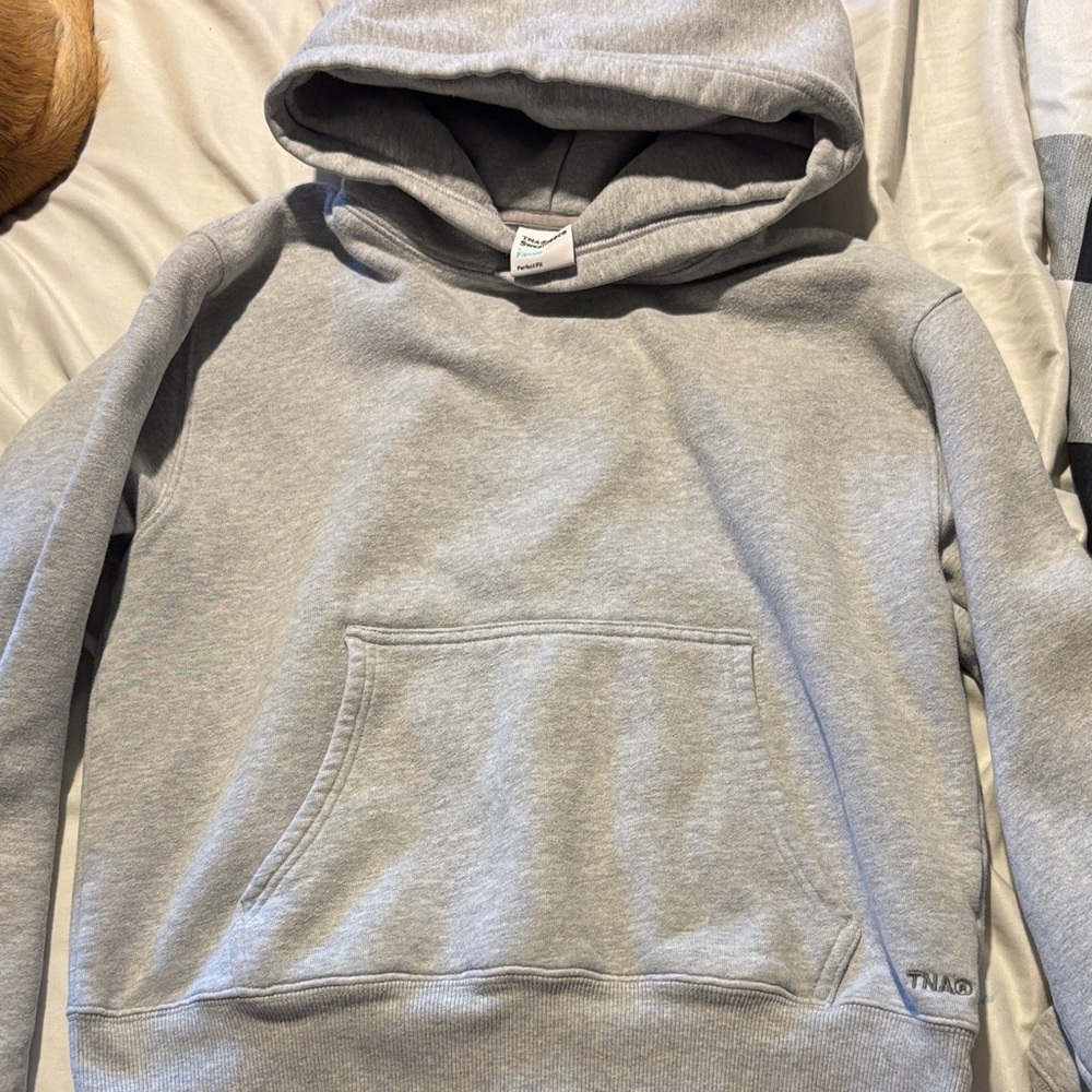 Gray Hooded Men's Sweater